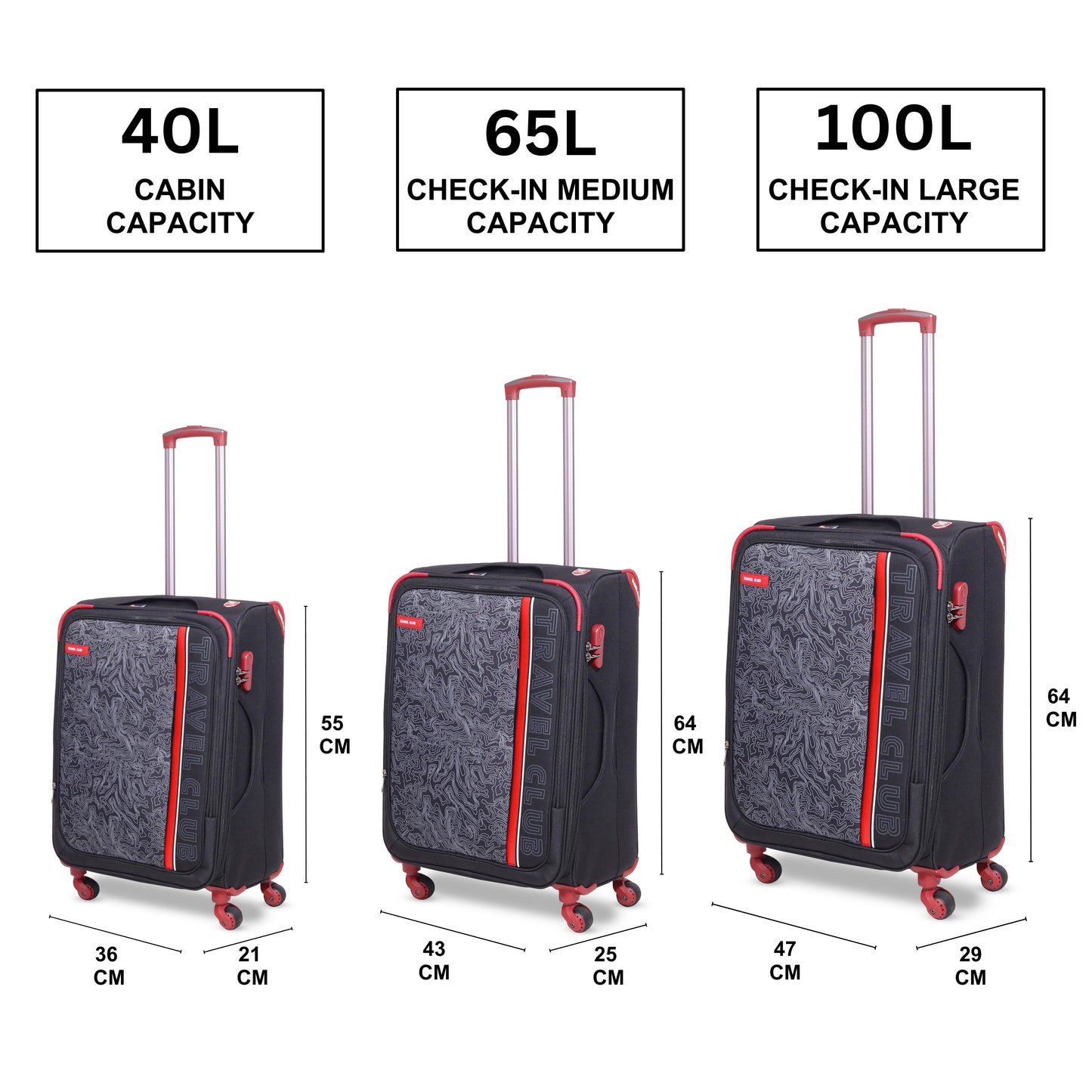 The Hypno Black- Soft Luggage