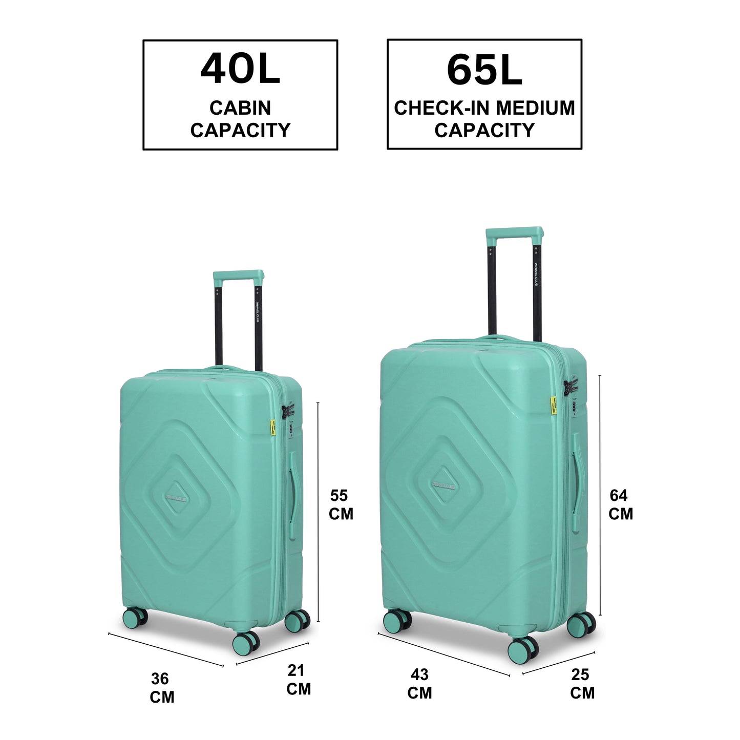 The Moscow Mint Green Luggage