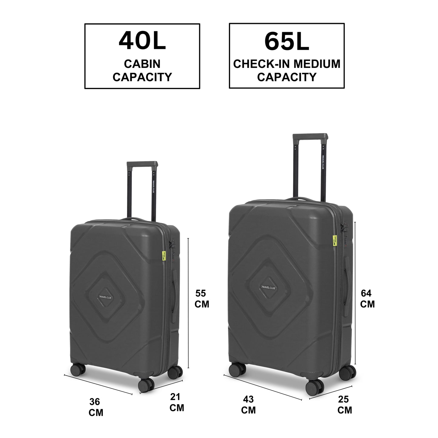 The Moscow Grey Luggage