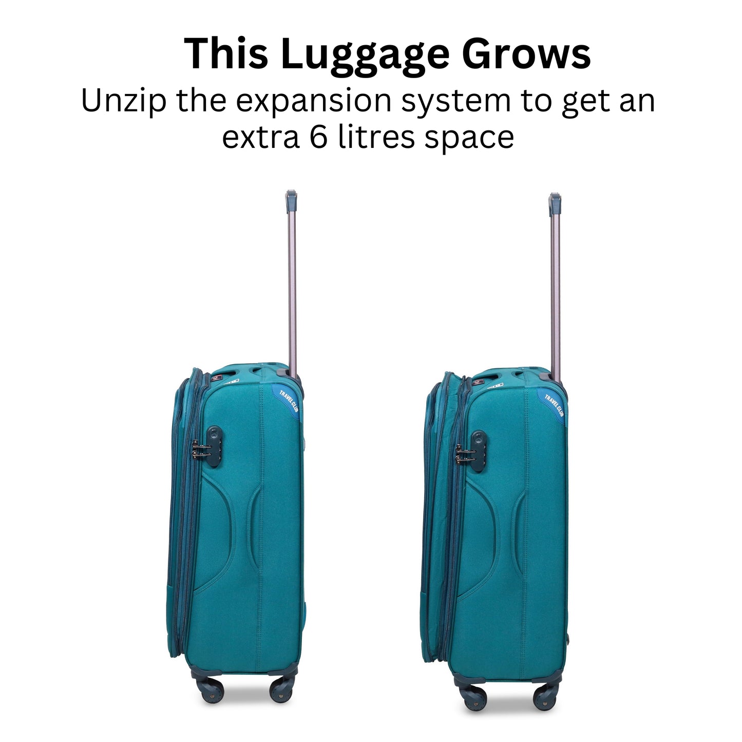The Hypno Turquoise - Soft Luggage