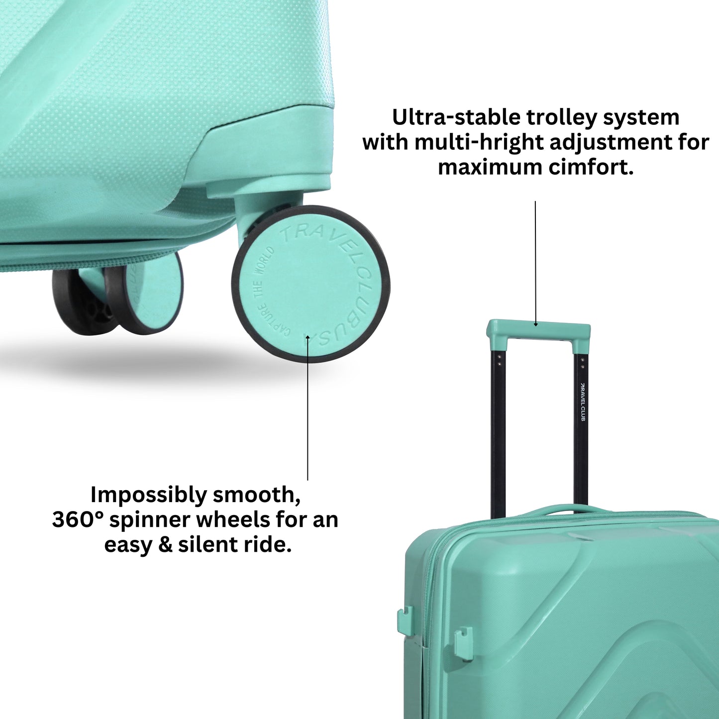 The Moscow Mint Green Luggage