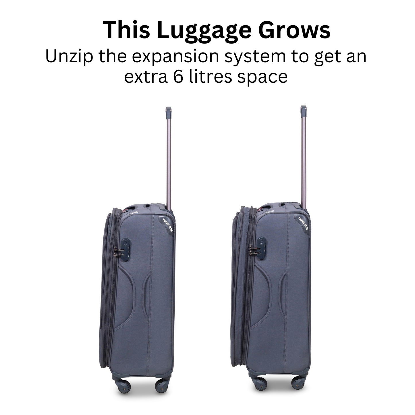 The Hypno Grey- Soft Luggage