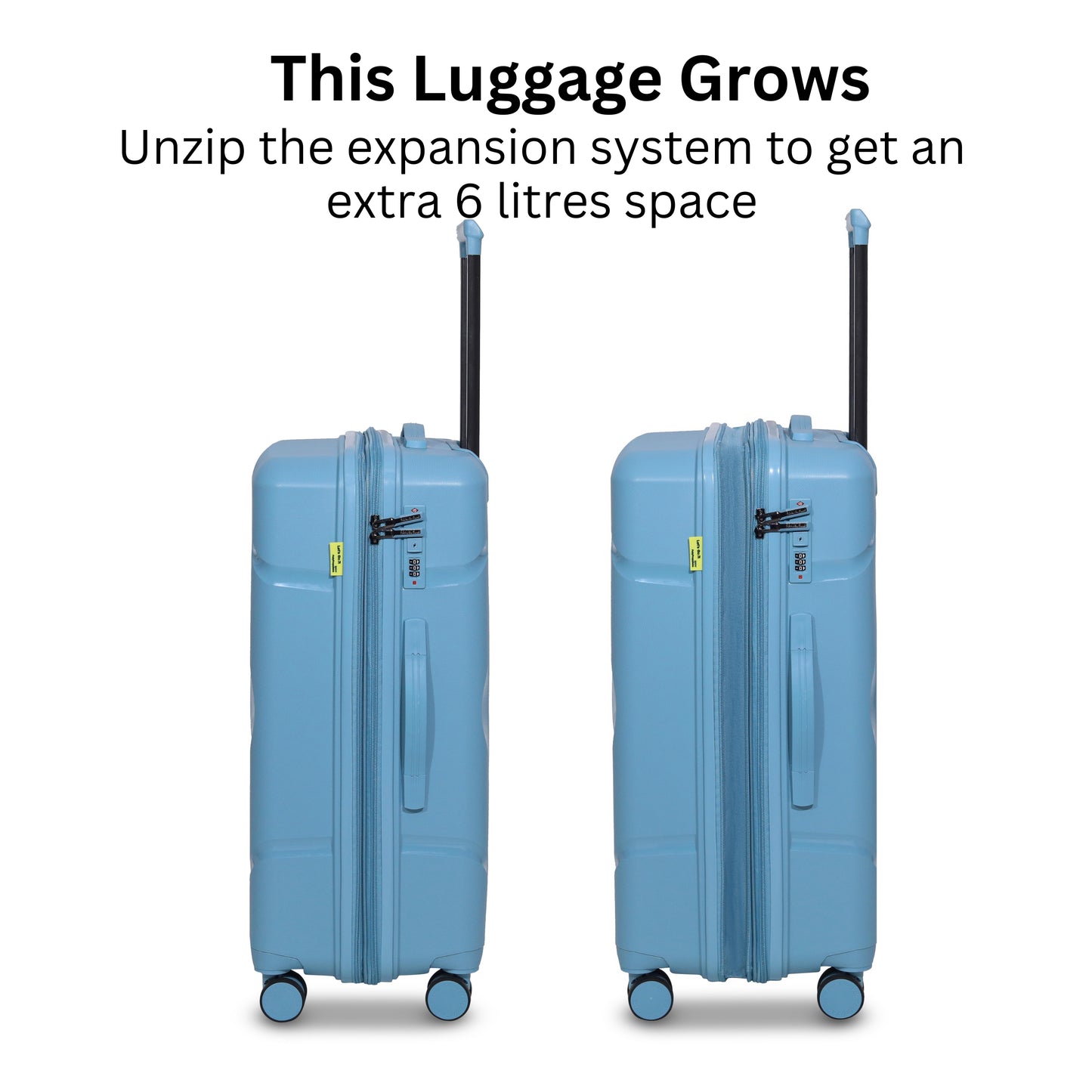 The Moscow Powder Blue Luggage