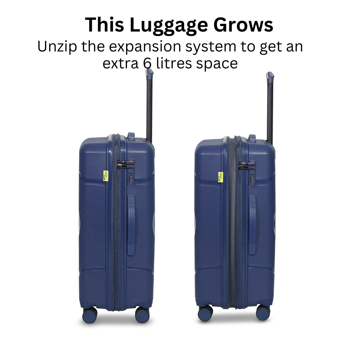 The Moscow Navy Blue Luggage