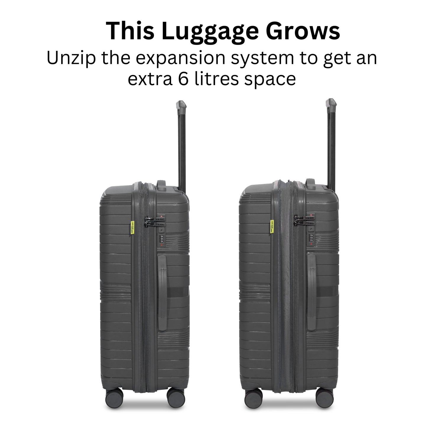 The Denmark Grey - Unbreakable Luggage