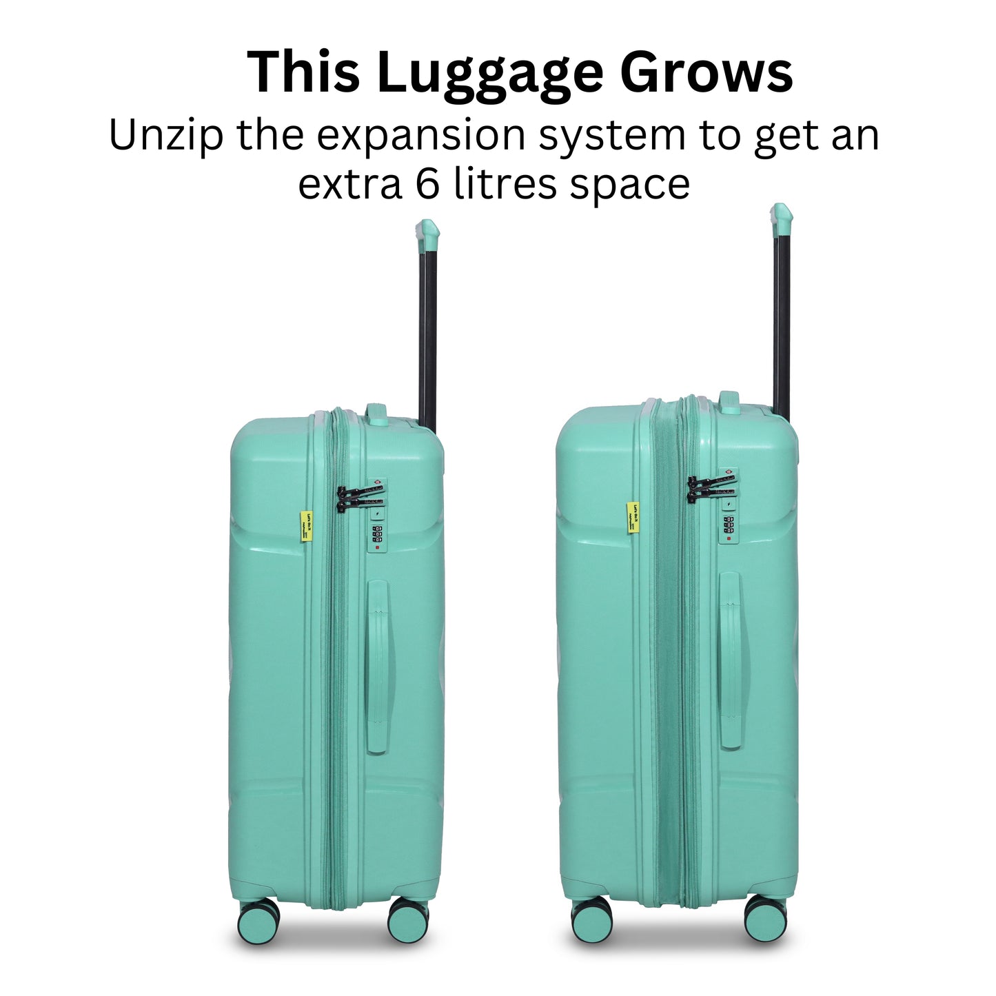 The Moscow Mint Green Luggage