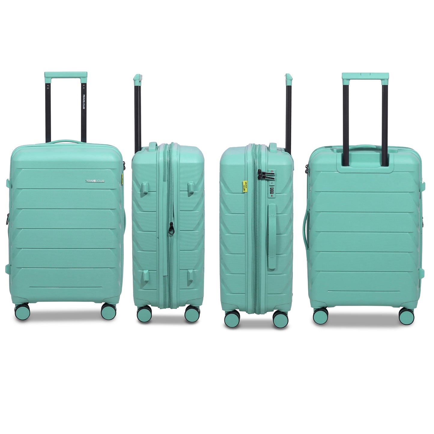 The Belgium Mint Green - Unbreakable Expandable Luggage
