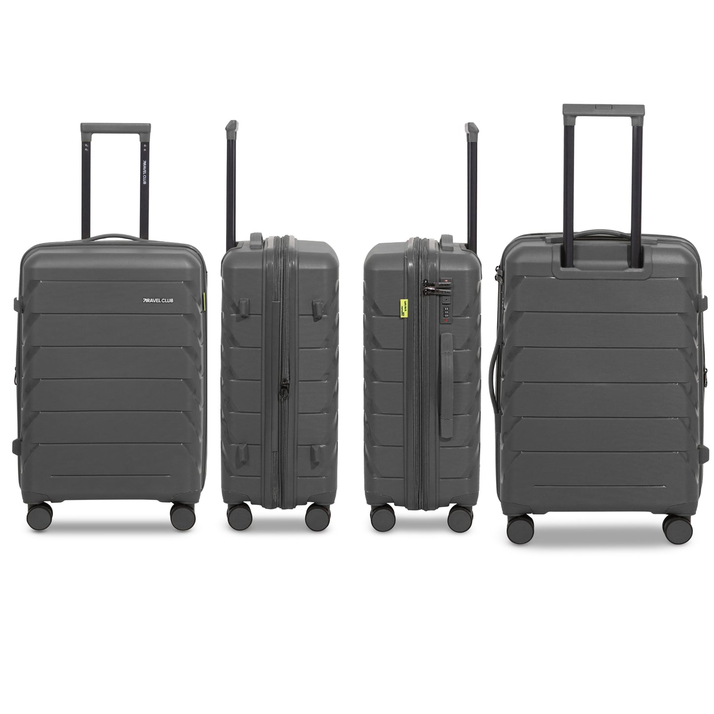 The Belgium Grey - Unbreakable Expandable Luggage