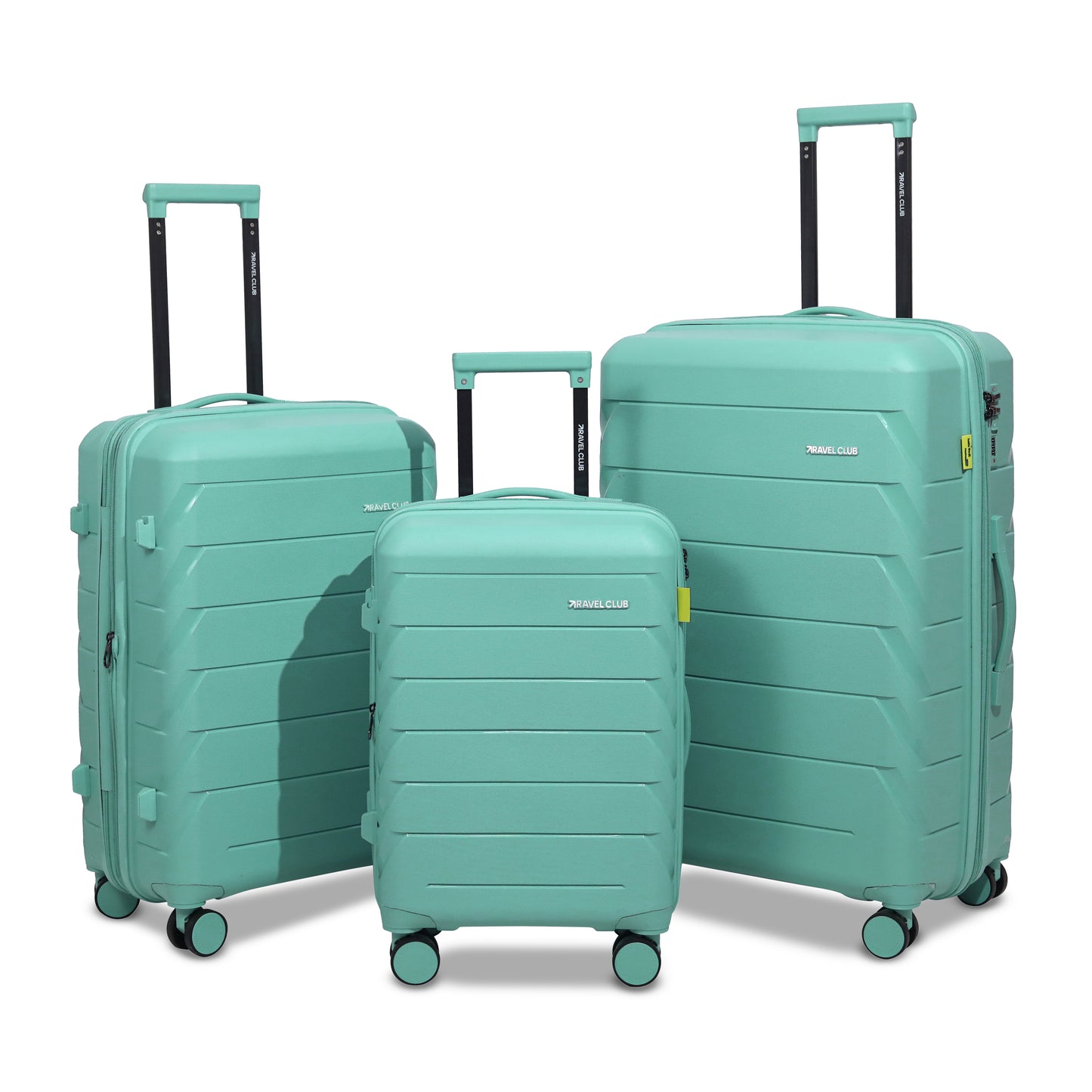 The Belgium Mint Green - Unbreakable Expandable Luggage