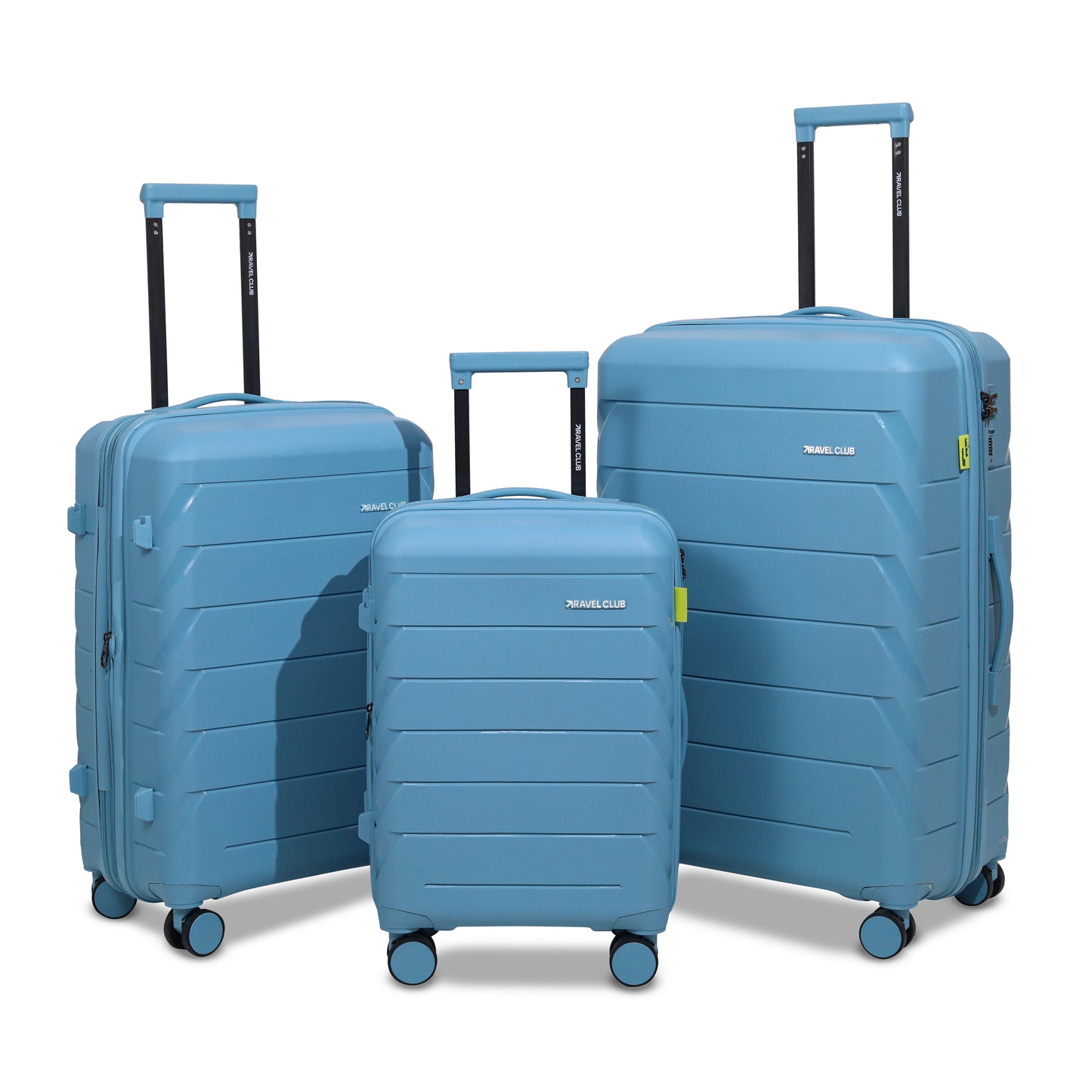 The Belgium Light Blue - Unbreakable Expandable Luggage