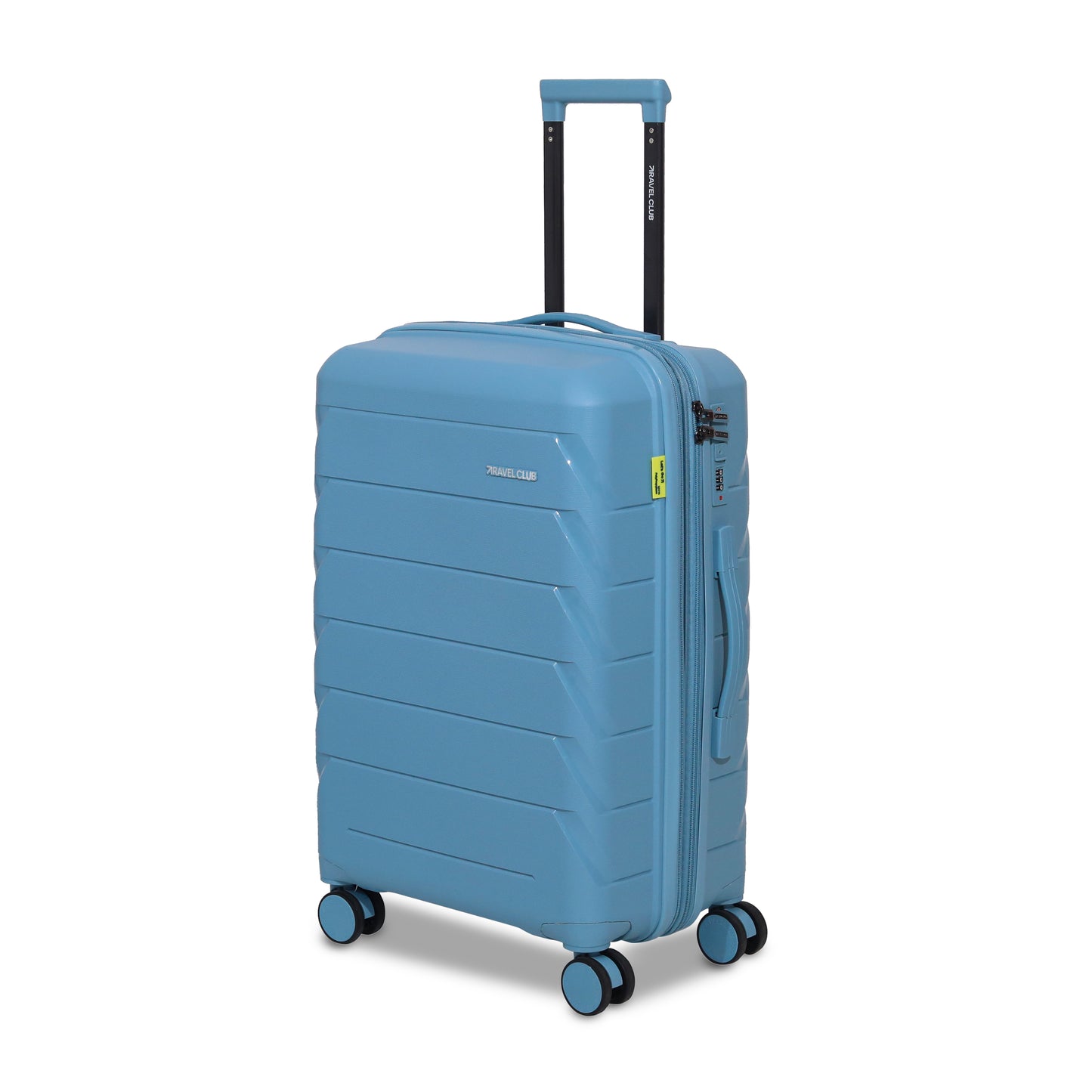 The Belgium Light Blue - Unbreakable Expandable Luggage