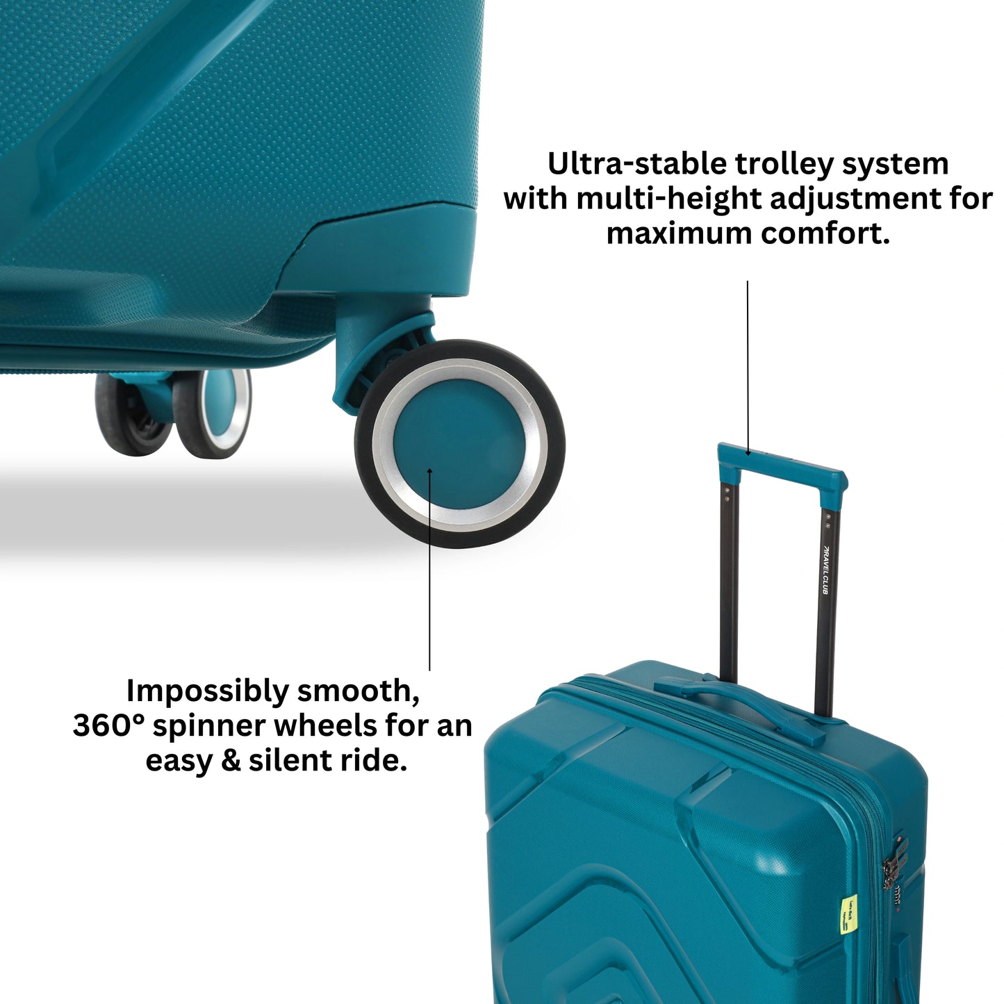 The Moscow Teal Luggage