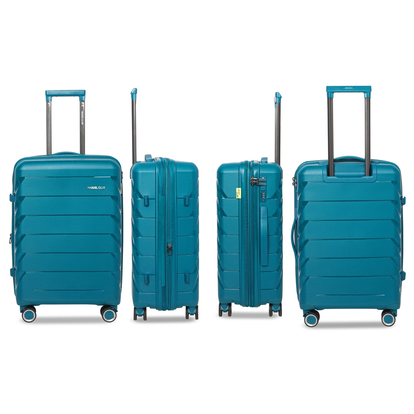 The Belgium Teal - Unbreakable Expandable Luggage