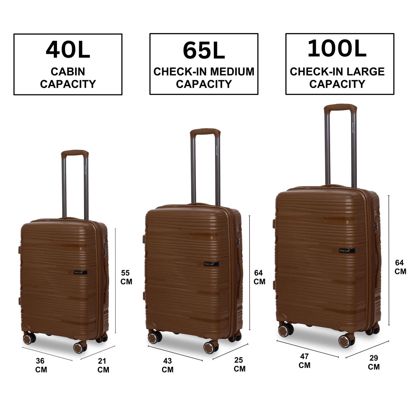 The Mustang Luggage - Set of 3