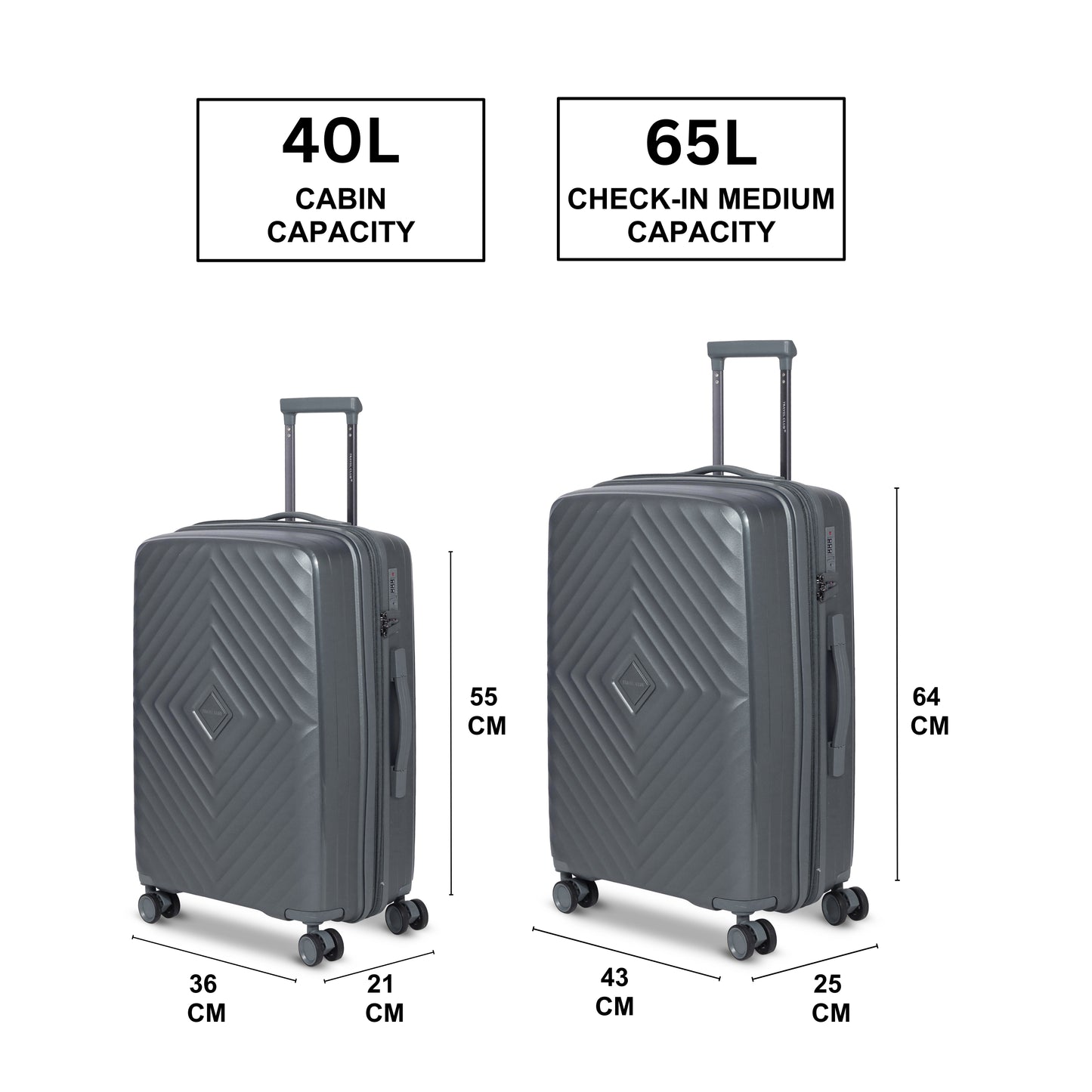 The Four Square Luggage - Set of 2