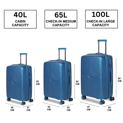 The Four Square Luggage - Set of 3