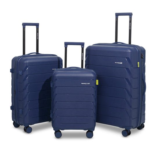 The Belgium Navy Blue - Unbreakable Expandable Luggage