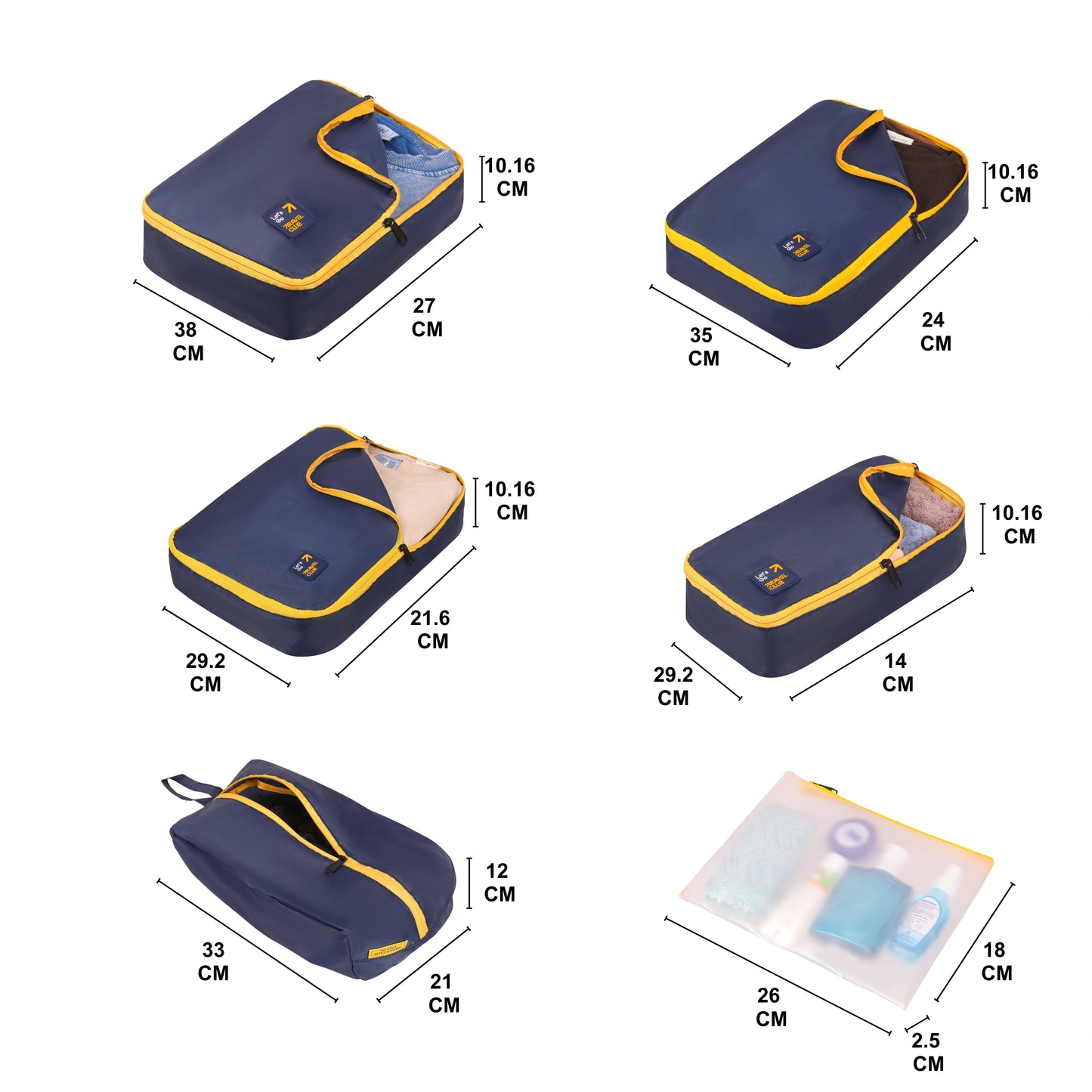 The Packing Cubes - 6 Pc Set